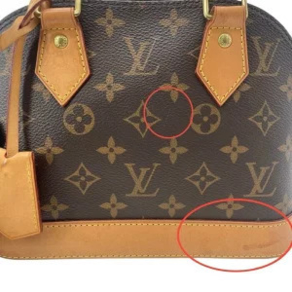 LOUIS VUITTON Alma Monogram Canvas Brown - Picture 9 of 9